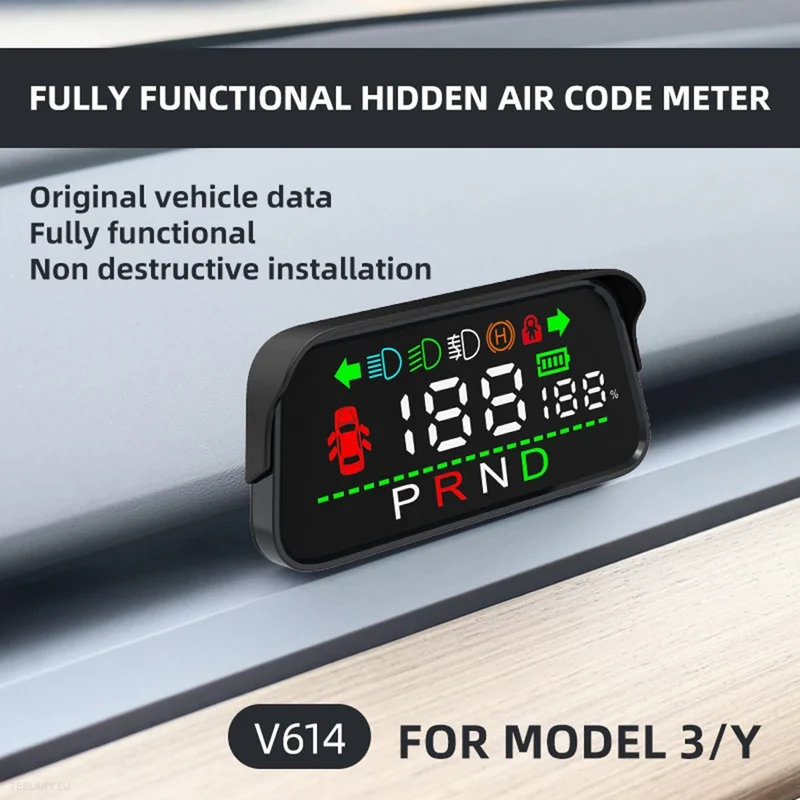 Tesla Model 3 / Y V614 Mini tablero digital