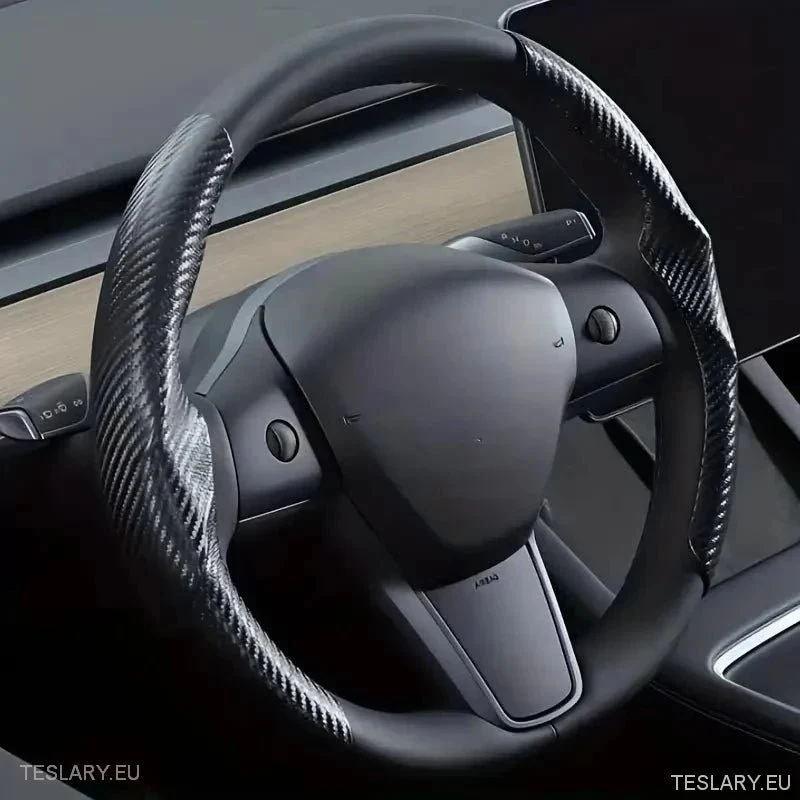 Tesla Model Volante deportivo antideslizante de fibra de carbono modificada 3/Y