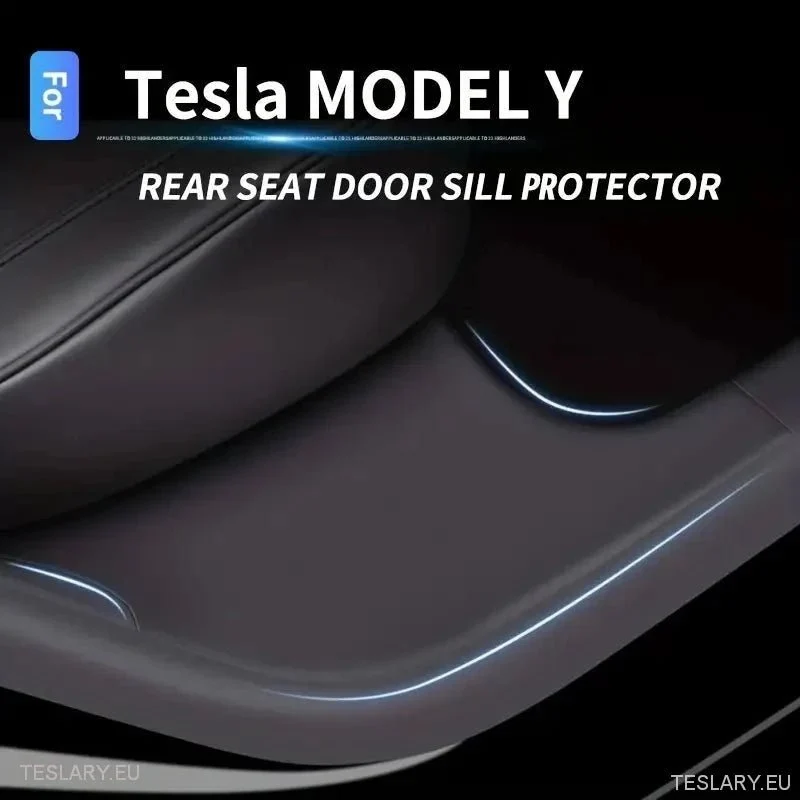 Umbrales de protección de plástico para puerta trasera de Tesla Y (2 piezas)