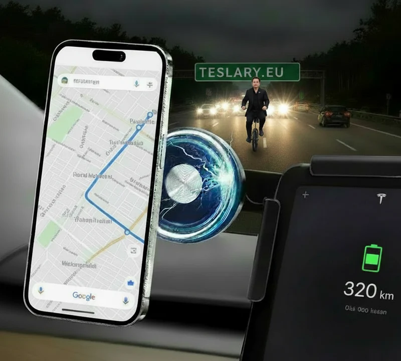 Soporte para teléfono con pantalla Tesla que gira y se ajusta