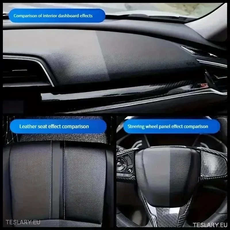 Crema limpiadora de cuero para asientos e interior de cuero sintético de Tesla