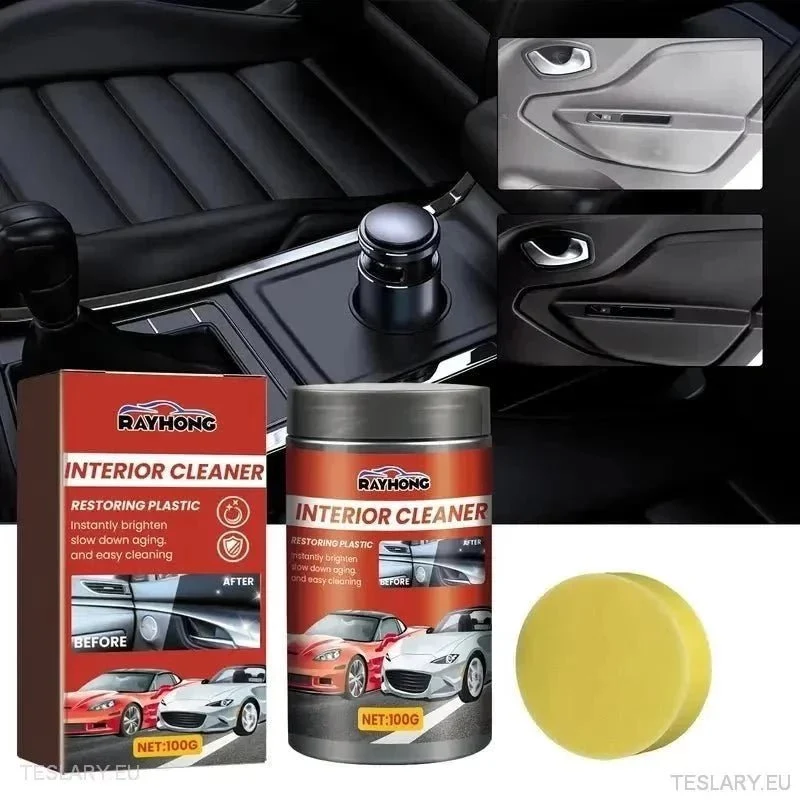 Limpiador y restaurador de interiores de coche especializado (paquete de 100 g)