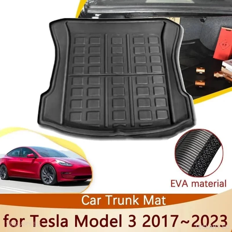 Tesla Model 3 Alfombrillas traseras para maletero EVA 2019-2023