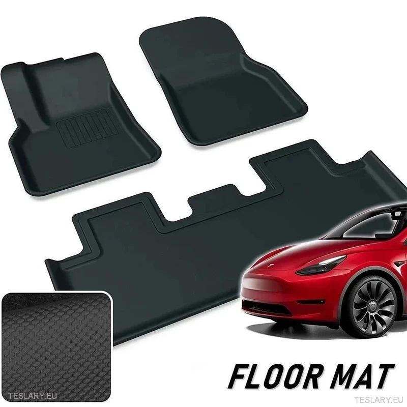 Alfombrillas 3D para todo tipo de clima, para vehículos con volante a la derecha (RHD) de Tesla. Model 3 / 3+ Highland / Model Y
