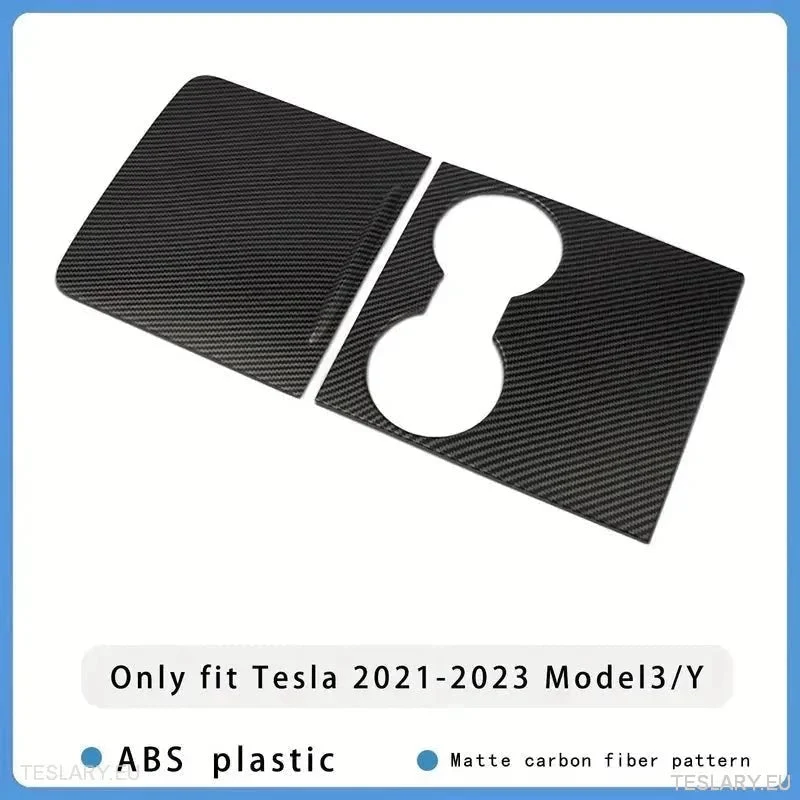 Cubierta de consola central de plástico premium para Tesla 3/Y