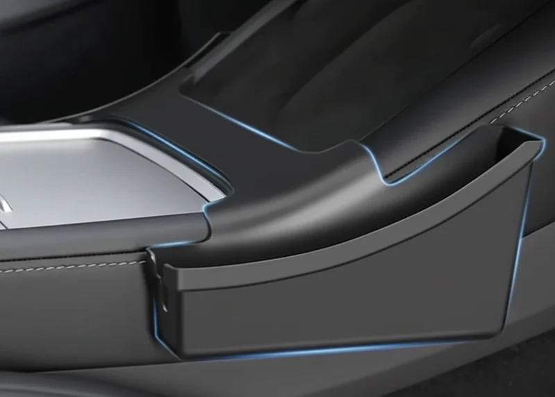 Tesla Model 3 / Y Organizador de consola central para almacenamiento del lado del pasajero y del conductor