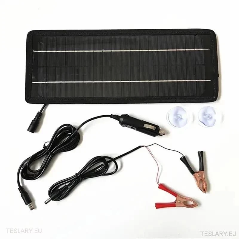 Cargador solar de goteo para batería de 12 voltios de Tesla EV