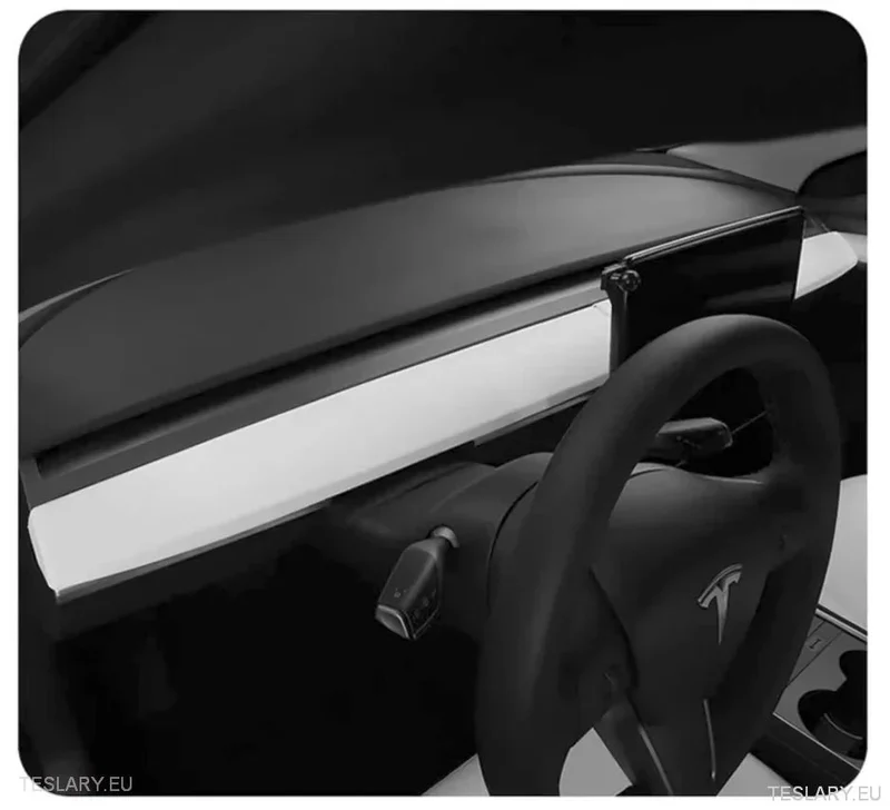 Cubierta de silicona para tablero con insertos para paneles de puerta para Tesla 3/Y (BLANCA)