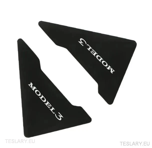 Cubierta protectora de silicona para esquinas de puertas de automóviles Tesla con logotipo