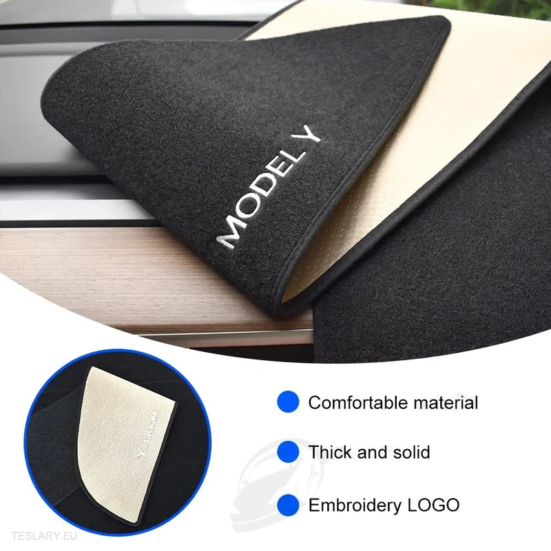 Protector interior del tablero del Tesla Y ( MODEL Y LOGO )