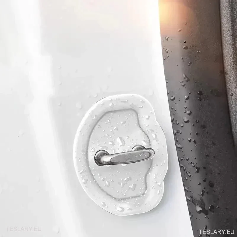 Tesla Model 3 / Y Protectores de puerta de silicona (blancos)