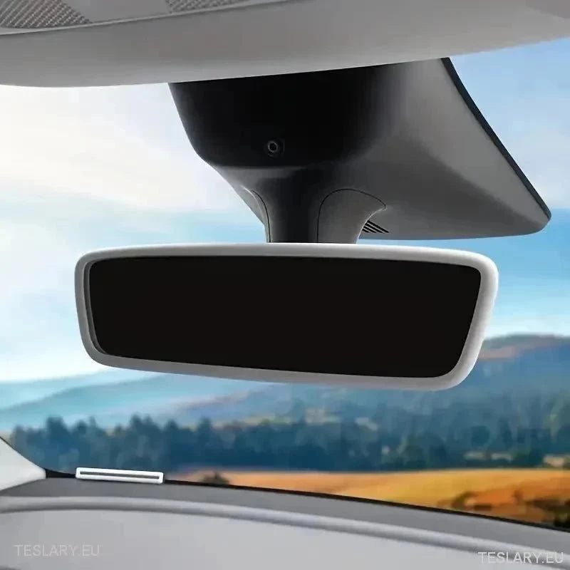Tesla Model 3/Y Fundas protectoras de silicona para espejo retrovisor en blanco, negro, rosa, rojo y gris