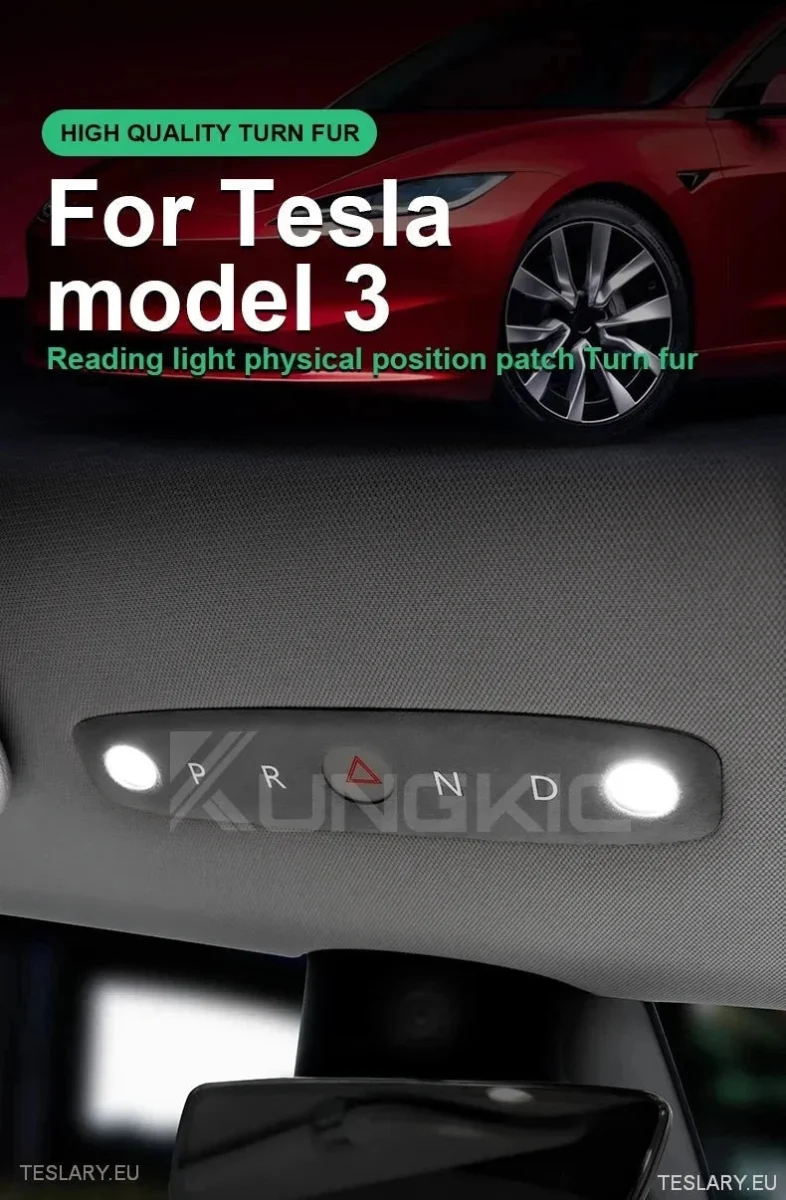 Cubierta de luz de techo/mapa para Tesla 3 Highland