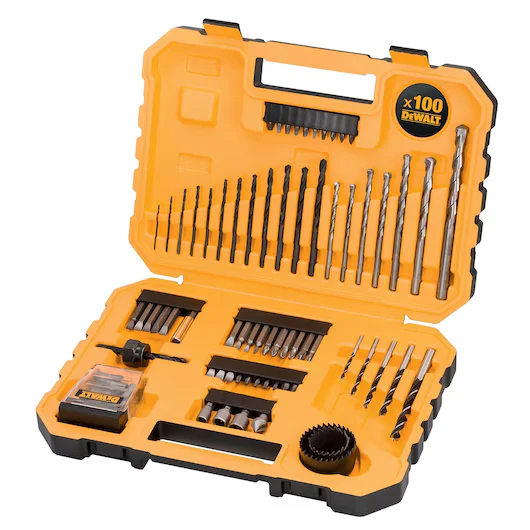 Juego de 100 Piezas Tough Case para Atornillar y Taladrar Dewalt DT71566-QZ