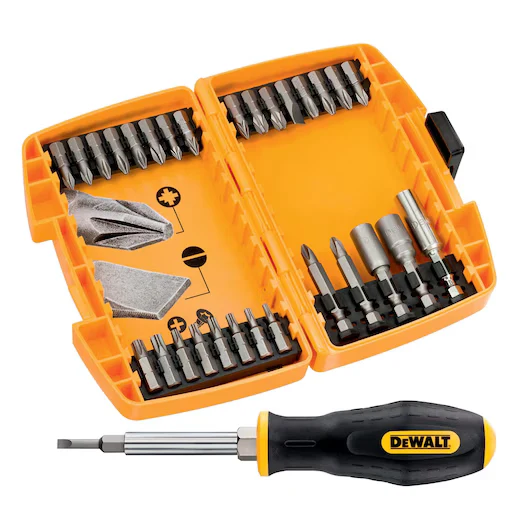 Kit 30 Piezas Atornillar con Atornillador 6 en 1 Dewalt DT71506-QZ