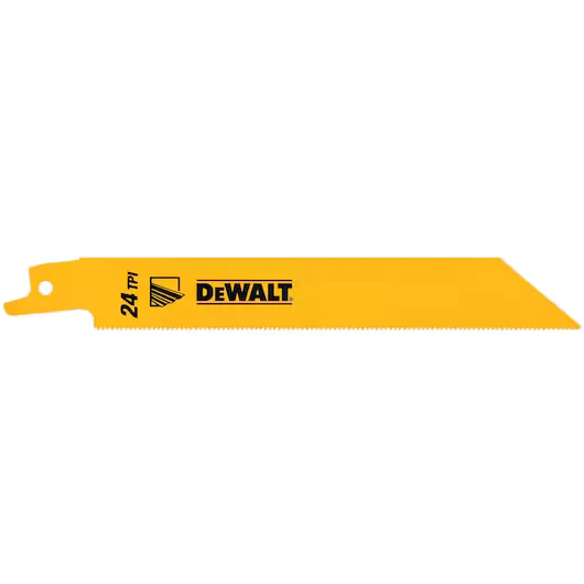 Hoja Sierra Sable Bi-Metal Corte Ultra Fino 152mm Metal/Chapa (Hasta 1,5mm) Dewalt DT2385-QZ