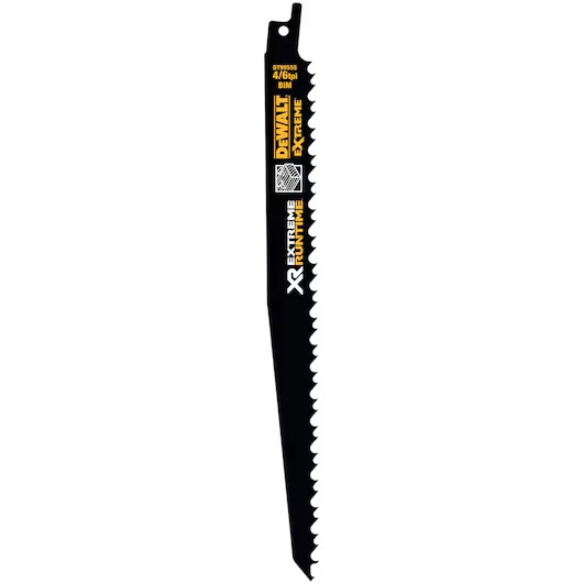 Hoja Sierra Sable XR Extreme Bi-Metal 230mm Madera y Madera con Clavos Dewalt DT99555-QZ