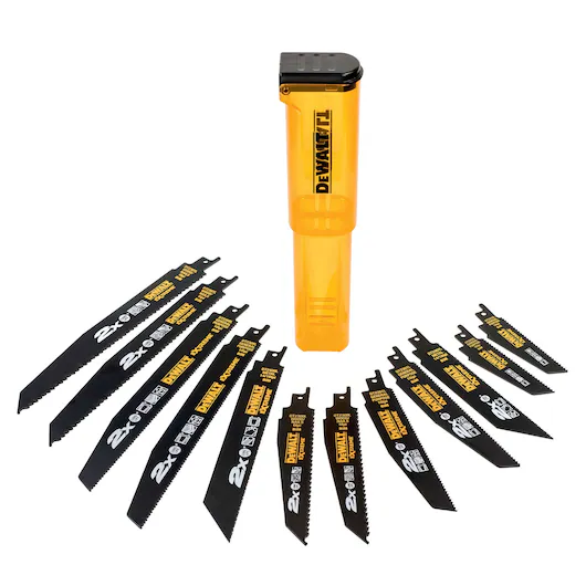 Juego 12 Hojas Sierra Sable Extreme 2X Demolición/Metal (Surtido) Dewalt DT2441L-QZ