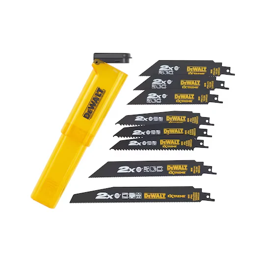 Juego 8 Hojas Sierra Sable Extreme 2X Demolición/Metal (Surtido) Dewalt DT2443L-QZ