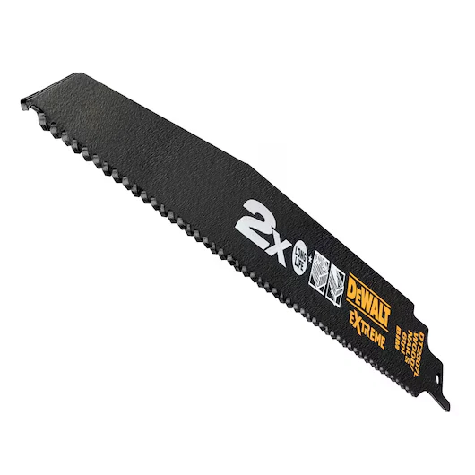 Juego 6 Hojas Sierra Sable Extreme 2X Demolición/Metal (Surtido) Dewalt DT2440L-QZ