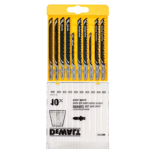 Juego 10 Hojas Sierra Calar Solo Madera Dewalt DT2290-QZ