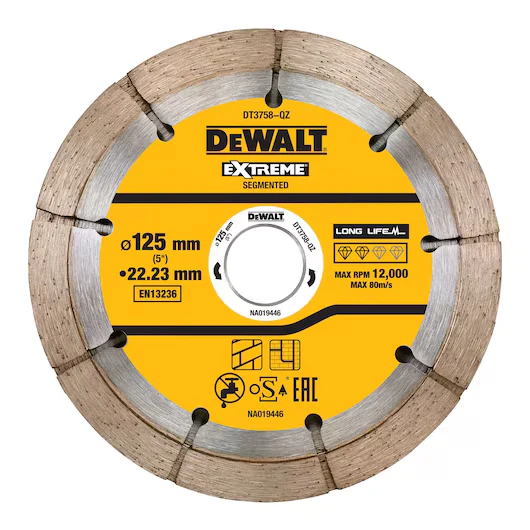 Doble Disco Diamante 125mm Mortero (Doble Disco) Dewalt DT3758-QZ
