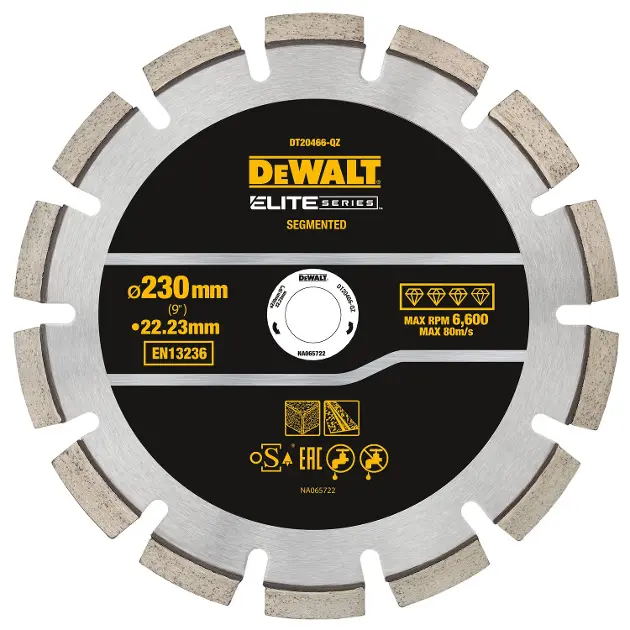 Disco Diamante ELITE 230mm Asfalto Dewalt DT20466-QZ