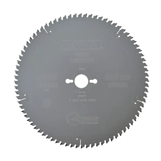 Hoja Sierra Circular Estacionaria 300mm 80D TCG Dewalt DT4281-QZ