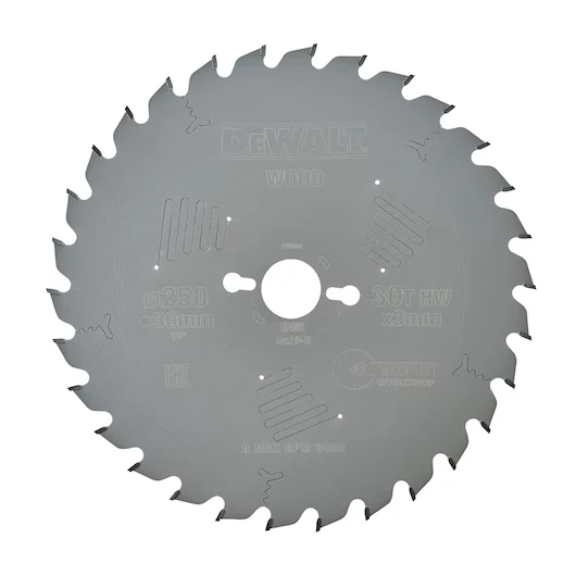 Hoja Sierra Circular Estacionaria 250mm 30D ATB Dewalt DT4321-QZ