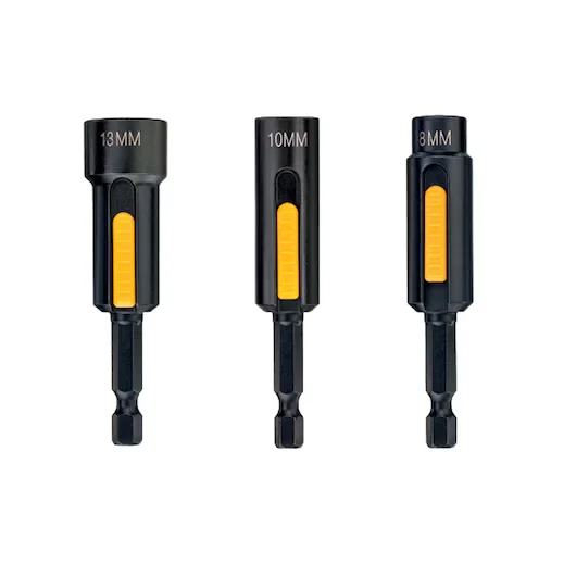 Juego 3 Llaves de Vaso Magnéticas de Impacto 8, 10, 13mm (Limpieza Fácil) Dewalt DT7460-QZ
