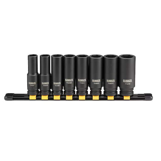Set 8 Vasos de Impacto 1/2" Dewalt DWMT86090-0