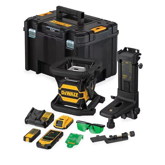 Nivel Láser Rotativo Verde 18V con Batería 2Ah TOOL CONNECT Dewalt DCE080D1GS
