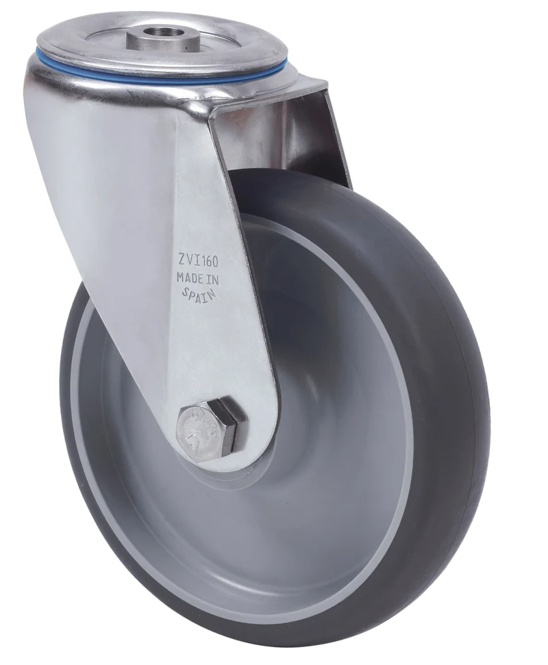 SERIE ZVI INOX-PGZ, Giratorio/Agujero pasante/Sin Freno 2-3295
