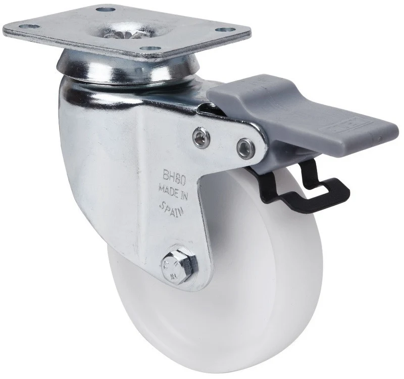 SERIE BH-BP, Giratorio/Platina/Freno Rueda y Soporte 2-4478