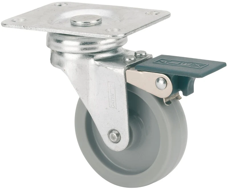 SERIE 602-602, Giratorio/Platina/Freno Rueda y Soporte TW0172