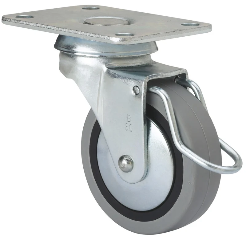 SERIE 601-601, Giratorio/Platina/Freno Rueda y Soporte TW0192