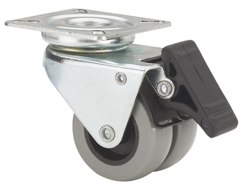 SERIE 411-411, Giratorio/Platina/Freno Rueda y Soporte TW0104