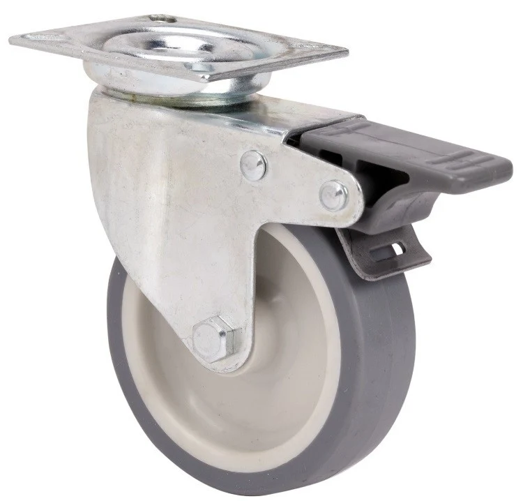 SERIE 401-401, Giratorio/Platina/Freno Rueda y Soporte TW0240