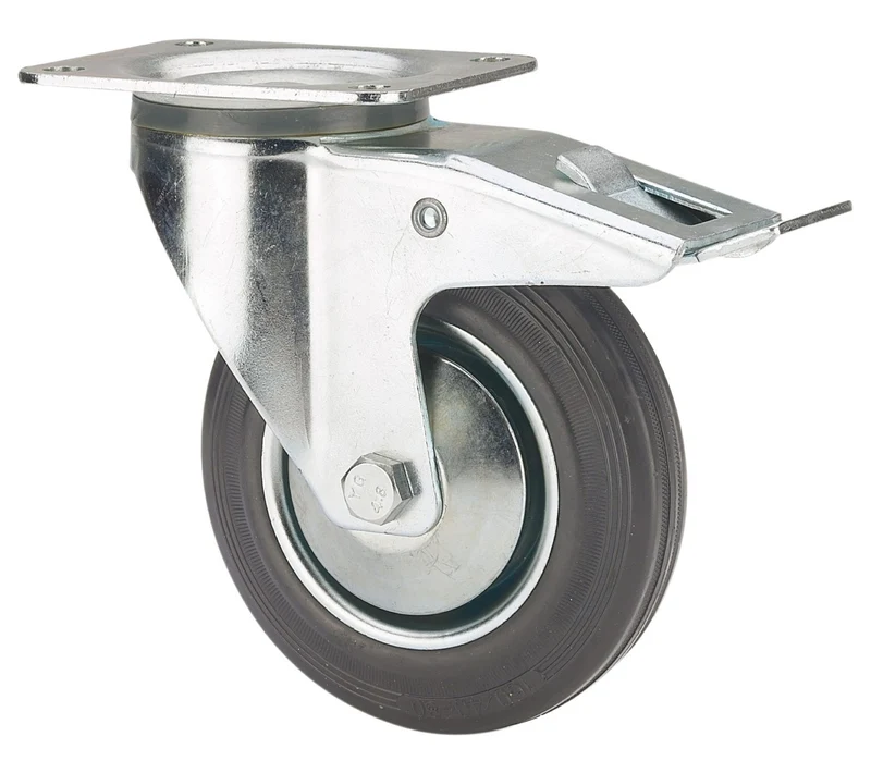 SERIE 120-120, Giratorio/Platina/Freno Rueda y Soporte TW0037