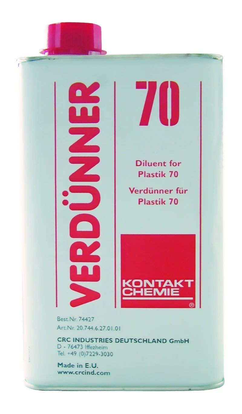 PLASTIK 70 DISOLVENTE: Diluyente específico para Plastik 70 - THINNER PLASTIK 70 SUP 5 L