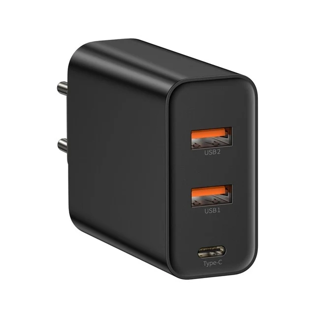 Baseus 3 Ports USB Charger with PD3.0 Fast Charger