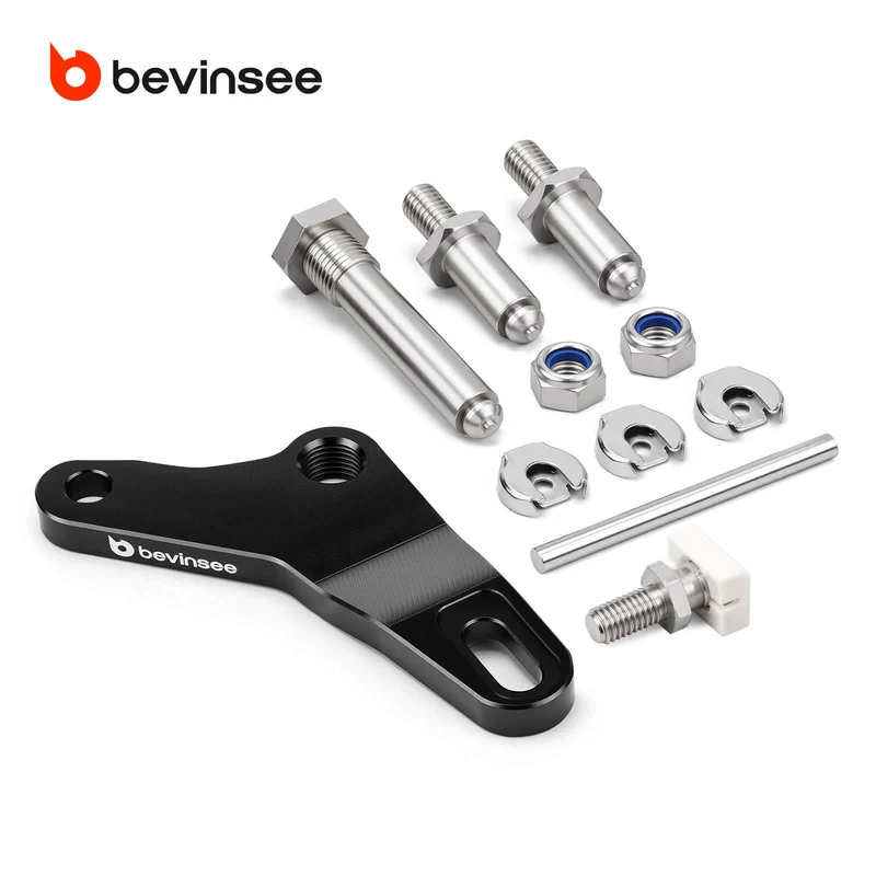 BEVINSEE Aluminum Relay Lever Assembly For VW GOLF MK5/6 For JETTA MK5/6 For MQ200 5 speed