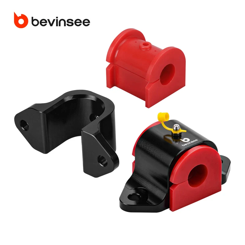 80A Front Anti Roll Sway Bar Poly Bushings W/Bracket For BMW E46
