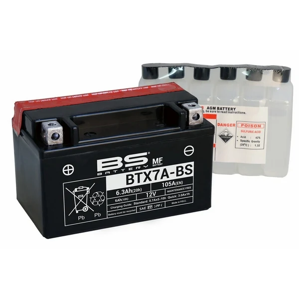 Batería BS BATTERY BTX7A-BS 300619