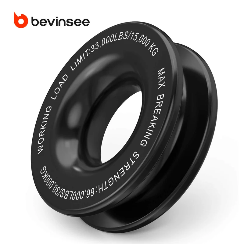 Recovery Pulley Ring 30000 KG for Soft Shackle and Winch Rope 4WD Recovery Gear 4x4 Offroad
