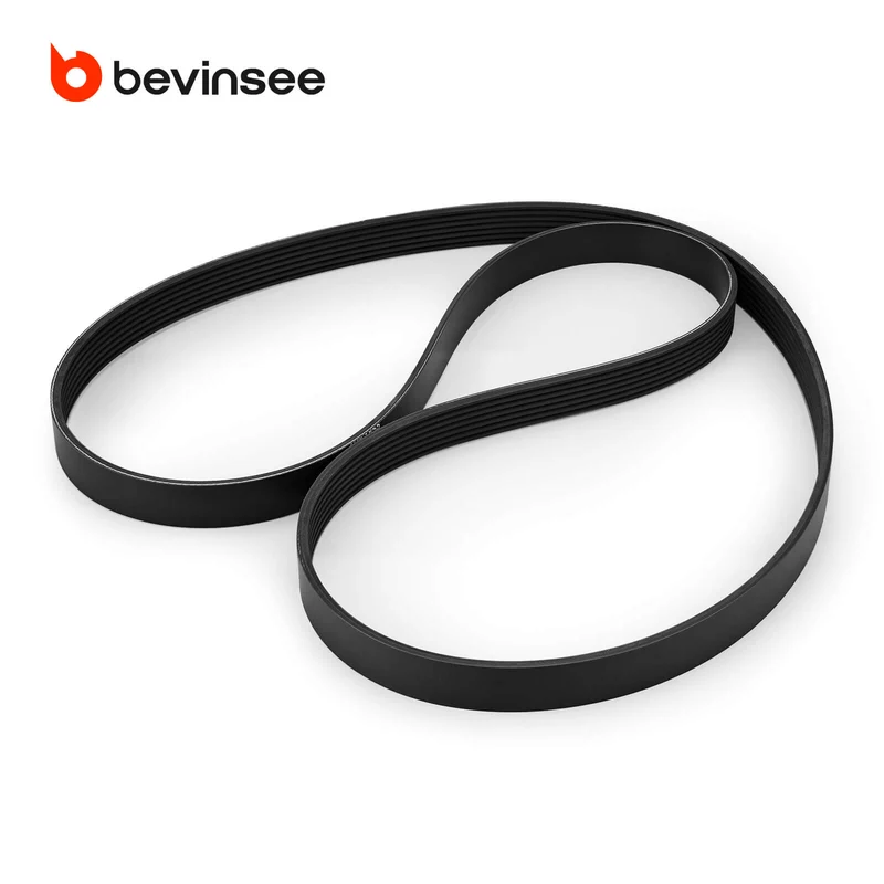 Serpentine Belt Replacement for 7PK1855 For BMW E90 E92 N54 Engine 335i 1M
