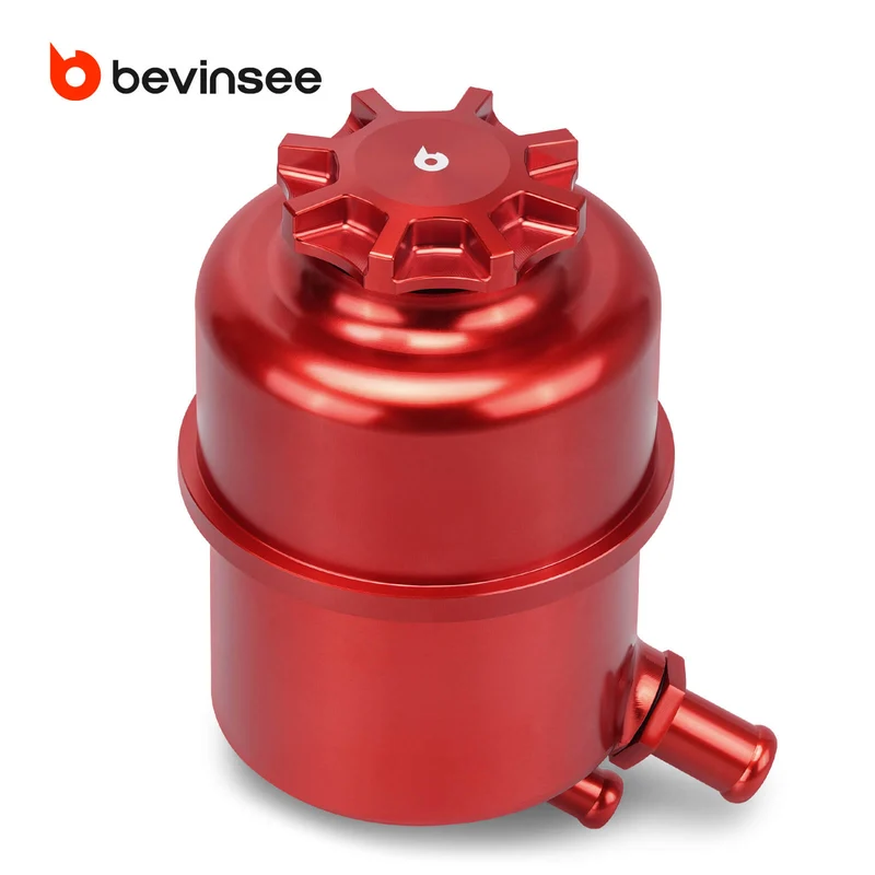 Billet Aluminum Power Steering Reservoir Upgrade Kit For BMW E90 E92 335i E82 E88 135i 1M M3 M5