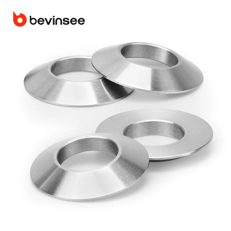 Rear Upper Control Arm Ball Joint Conversion Shims For BMW E82 E88 E90 E92