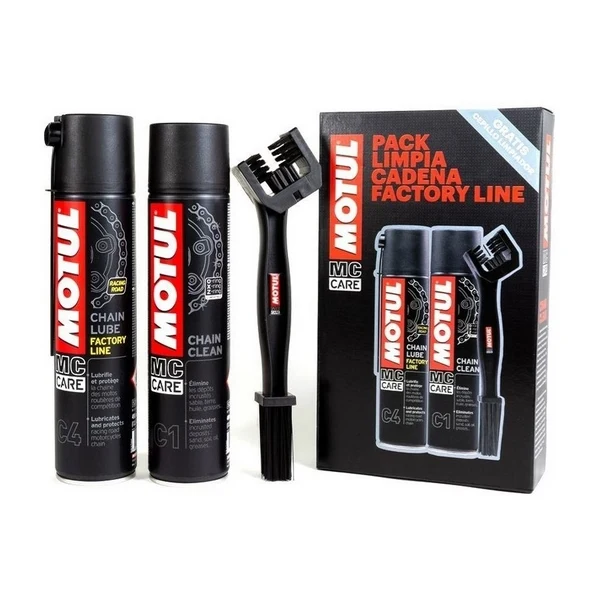 MOTUL Pack Cadenas FACTORY LINE (C4+C1+CEPILLO) 800ML - 109919