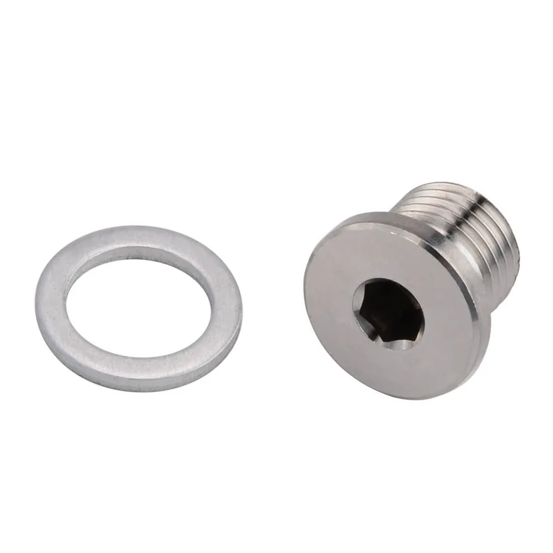 Engine Oil Drain Plug With Washer Replace Kit For Audi A4 A6 A8 Q5 Q7 S4 S5 S7 S8